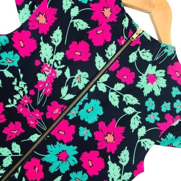 ALEXIA ADMOR Floral Print Scuba Dress Size Small - Picture 7 of 10